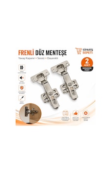 2 Adet Frenli Düz Menteşe Yavaş Kapanır Sessiz Dolap Kapak Menteşesi Dayanıklı Çelik Mobilya Menteşesi Metalik Gri 2 Adet Frenli Düz Menteşe Yavaş Kapanır Sessiz Dolap Kapak Menteşesi Dayanıklı Çelik Mobilya Menteşesi Metalik Gri