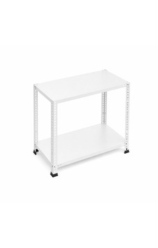2 Katlı Çelik Raf 43x93x100 Cm Dayanıklı Metal Depolama Rafı Ev, İş Yeri, Depo Ve Mağaza Kullanımına Uygun Beyaz 2 Katlı Çelik Raf 43x93x100 Cm Dayanıklı Metal Depolama Rafı Ev, İş Yeri, Depo Ve Mağaza Kullanımına Uygun Beyaz