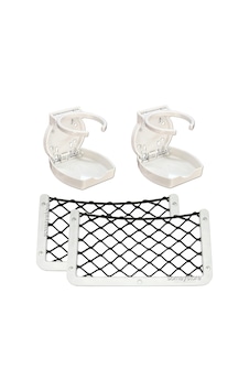 2 Adet Katlanır Bardaklık Oval 2 Adet 32x17cm Eşya Filesi Beyaz 2 Adet Katlanır Bardaklık Oval 2 Adet 32x17cm Eşya Filesi Beyaz
