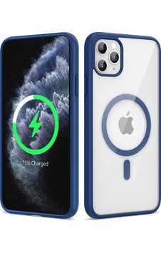 Apple Uyumlu iPhone 11 Pro Uyumlu Magsafe Wireless Şarj Özellikli Silikon Zore Ege Kılıf-mavi Mavi - Apple Uyumlu iPhone 11 Pro Uyumlu Magsafe Wireless Şarj Özellikli Silikon Zore Ege Kılıf-mavi Mavi -