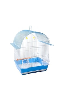 Northcity Çift Kapılı Kuş Kafesi Mavi - 34,5x28x46 Cm Güvenli Ve Konforlu Konaklama