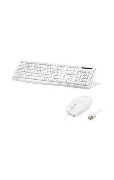 Klye Ve Mouse Seti - Beyaz Km8519 Klye Ve Mouse Seti - Beyaz Km8519