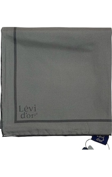 Levidor Şeritli Düz Twill Ipek Eşarp - Koyu Gri Koyu Gri Levidor Şeritli Düz Twill Ipek Eşarp - Koyu Gri Koyu Gri