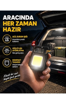 Mey İthalat Süper Parlak 800 Lümen Led Fener Usb Şarjlı, 3 Işık Modlu, Mini Taşınabilir Ve Anahtarlık Ti Mey İthalat Süper Parlak 800 Lümen Led Fener Usb Şarjlı, 3 Işık Modlu, Mini Taşınabilir Ve Anahtarlık Ti