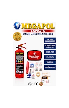 İlk Yardım Seti Ve 1 Kg Yangın Tüpü, Yangın Söndürme, Yangın Söndürme Cihazları, İlk Yardım Seti Ve 1 Kg Yangın Tüpü, Yangın Söndürme, Yangın Söndürme Cihazları,