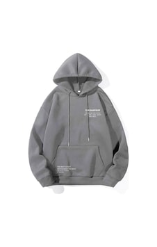 Altamira Unisex Happiest Baskılı Oversize Kapşonlu Sweatshirt 001 Altamira Unisex Happiest Baskılı Oversize Kapşonlu Sweatshirt 001