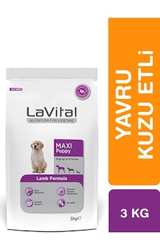Lavital Kuzu Etl Büyük Irk Yavru Kuru Köpek Maması 3 Kg Lavital Kuzu Etl Büyük Irk Yavru Kuru Köpek Maması 3 Kg