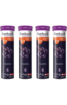 Sambucol Plus Efervesan 15 Tablet 4'lü Set Sambucol Plus Efervesan 15 Tablet 4'lü Set