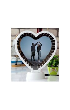 Kalp Sihirli Ayna Pil+usb Beyaz Işık Standart Kalp Sihirli Ayna Pil+usb Beyaz Işık Standart
