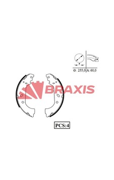 Arka Fren Balatası Pabuc Jumpy Evasıon Scudo Expert 1.9td 1.6 1.8 2.0 Hdı 1.9 Braxıs Ac0048