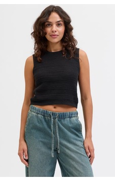 Jack & Jones Jxzusannah Kadın Top Knit SIYAH