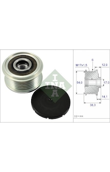 Ina Alternatör Kasnağı 6 Kanal 208 2008 308 T9 301 C3 Iıı C3 Pıcasso C4 Iı Ds4 C4 Cactus C-elysee Ds3 Eb2 535026410 1608066080 9806007480 1610048280