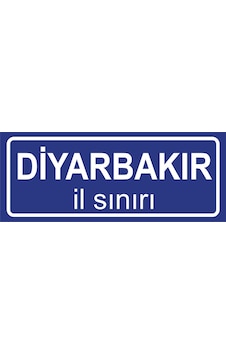 Diyarbakır İl Sınırı Plakası , Dekoratif Aliminyum Levhaya Baskı 8 20cm Diyarbakır İl Sınırı Plakası , Dekoratif Aliminyum Levhaya Baskı 8 20cm