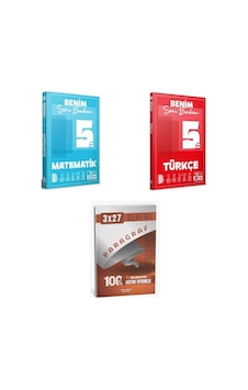 2027 Benim Hocam 5. Sınıf Soru Bankam Matematik + Türkçe Soru + Anla Kazan Paragraf Deneme 3'lü Set 2027 Benim Hocam 5. Sınıf Soru Bankam Matematik + Türkçe Soru + Anla Kazan Paragraf Deneme 3'lü Set