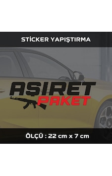 AŞİRET PAKET sticker etiket araba motosiklet uyumlu AŞİRET PAKET sticker etiket araba motosiklet uyumlu