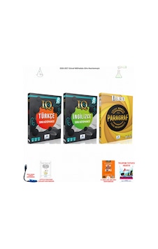 Paraf 8. Sınıf Lgs Iq Türkçe+ingilizce+sözel Mantık 3 Kitap Seti Paraf 8. Sınıf Lgs Iq Türkçe+ingilizce+sözel Mantık 3 Kitap Seti
