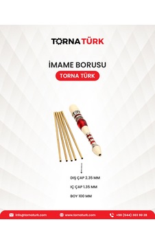 Tesbih İmame Borusu - Dış Çap 2.35 Mm - 10 Adet İşleme Ekipmanı Metalik Tesbih İmame Borusu - Dış Çap 2.35 Mm - 10 Adet İşleme Ekipmanı Metalik