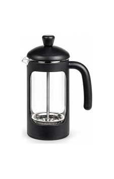 Deconox Borosilikat Cam French Press 350 Ml, Siyah Çerçeveli Kavisli Saplı Pistonlu Demlik, Kahve Ve Bitki Çayı Demleme Aparatı, Şeffaf Hazneli Manuel Kahve Demleyici, 1 Adet Sku: Zeusb0hj6gpgm3 Açık Bej