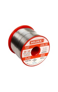Soldex Sn60 Pb40 Lehim Teli 1.00mm 500gr Soldex Sn60 Pb40 Lehim Teli 1.00mm 500gr