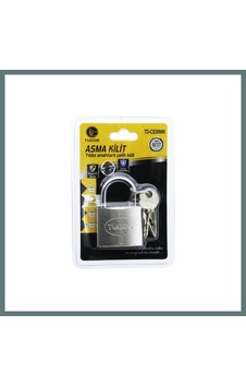 Ventra Çelik Asma Kilit 38mm Kısa Kanca Yıldız Ve Çivi Anahtarlı Ventra