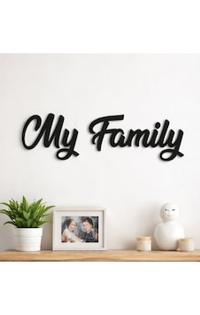 My Family Duvar Yazısı Karışık Renkli My Family Duvar Yazısı Karışık Renkli