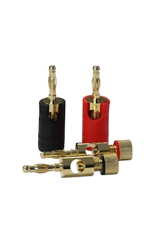 Goldkabel Basic Federkorb - Banana Gold 4'lü Kablo Ucu Goldkabel Basic Federkorb - Banana Gold 4'lü Kablo Ucu