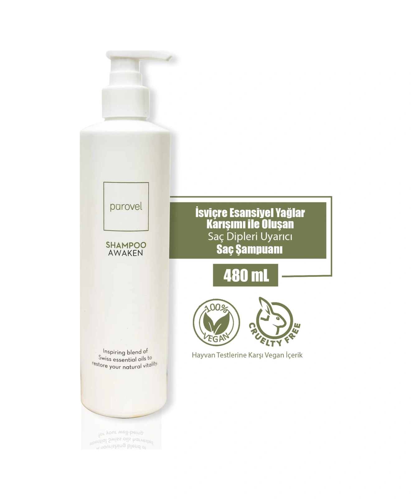 Pürovel Awaken Shampoo 480 Ml - Saç Dipleri Uyarıcı Pürovel Awaken Shampoo 480 Ml - Saç Dipleri Uyarıcı