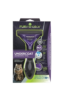 Furminator Uzun Tüylü Kedi Tarağı M - L Boy Furminator Uzun Tüylü Kedi Tarağı M - L Boy