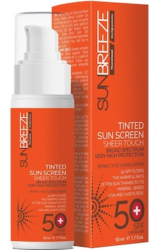 Sunbreeze Tinted Renkli Yüz Güneş Kremi SPF50+ 50 ML Sunbreeze Tinted Renkli Yüz Güneş Kremi SPF50+ 50 ML