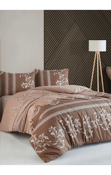 Onur Home Magnificence Çift Kişilik Lastikli Çarşaflı Nevresim Takımı Kahve Kahve Onur Home Magnificence Çift Kişilik Lastikli Çarşaflı Nevresim Takımı Kahve Kahve