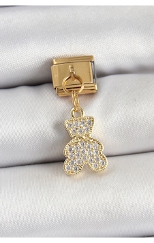 316l Çelik Sallantılı Zirkon Taşlı Ayıcık Model Gold Renk Nomination Charm Diğer 76673971 316l Çelik Sallantılı Zirkon Taşlı Ayıcık Model Gold Renk Nomination Charm Diğer 76673971