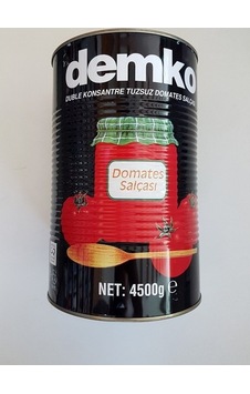 Demko Domates Salçası Teneke 4500 G Demko Domates Salçası Teneke 4500 G