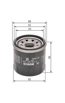 BOSCH F026407160 Yağ Filtresi Mazda 6 Gj 2.0 Skyactıv G 165Hp 02 13- BOSCH F026407160 Yağ Filtresi Mazda 6 Gj 2.0 Skyactıv G 165Hp 02 13-