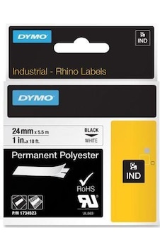 Dymo Rhinopro 18053 Beyaz-Siyah Sabit Polyester Dymo Rhinopro 18053 Beyaz-Siyah Sabit Polyester