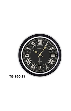 Time Gold Eskitme Duvar Saati 46 Cm Altın