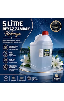 Beyaz Zambak Kolonyası 5 Litre Beyaz Zambak Kolonyası 5 Litre
