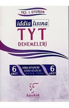 TYT İddialısına 6'Lı Deneme Seti - Karekök Eğitim Yayın TYT İddialısına 6'Lı Deneme Seti - Karekök Eğitim Yayın