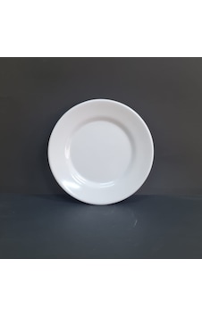 6 Adet Standart Çizgi Melamin Tatlı & Yemek Servis Tabağı 21 Cm - Beyaz Beyaz 6 Adet Standart Çizgi Melamin Tatlı & Yemek Servis Tabağı 21 Cm - Beyaz Beyaz