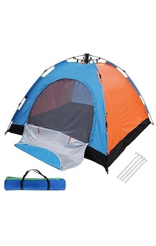 Kurulumlu Kamp Çadırı 6 Kişilik 220x250x150 Cm Çok Renkli