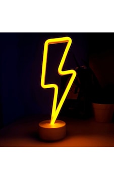 Neon Işıklı Şimşek Lamba Usb+pil Dekoratif Hediyelik Diğer