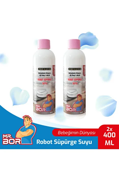 Mr.bor Akıllı Robot Süpürge Suyu 400 Ml. Bebeğimin Dünyası X 2 Adet 2'li Set Mr.bor Akıllı Robot Süpürge Suyu 400 Ml. Bebeğimin Dünyası X 2 Adet 2'li Set