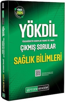 Pegem 2026 Yökdil Sağlık Bilimleri Çıkmış Sorular Çözümlü Pegem Akademi Yayınları Pegem 2026 Yökdil Sağlık Bilimleri Çıkmış Sorular Çözümlü Pegem Akademi Yayınları