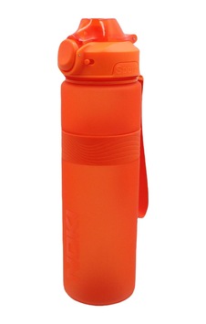Noki Petg Kilitli Kapak Plastik Matara 1000 Ml Turuncu Noki Petg Kilitli Kapak Plastik Matara 1000 Ml Turuncu