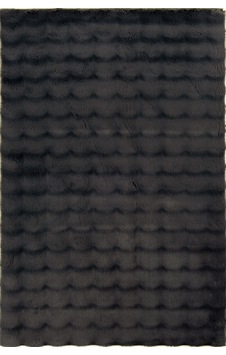 Nice 199306 Antrasit - Yumuşak Dokulu Minimal Antrasit Salon Halısı Antrasit