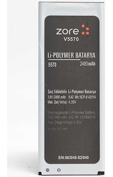Vestel Uyumlu Venüs V3 5570 Quality Batarya Vestel Uyumlu Venüs V3 5570 Quality Batarya