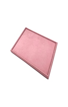 Yerli Üretim Süet Kumaş Pembe Renk 34/24 Cm Takı Servis Sunum Tab Pembe Yerli Üretim Süet Kumaş Pembe Renk 34/24 Cm Takı Servis Sunum Tab Pembe