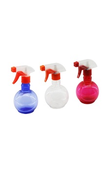 350ml Renkli Şeffaf Tombul - Plastik Boş Sprey Püskürtücü Şişe 5570 350ml Renkli Şeffaf Tombul - Plastik Boş Sprey Püskürtücü Şişe 5570