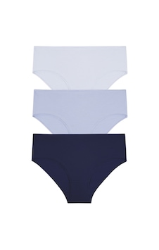 Suwen 3lü Paket Yüksek Bel Slip Külot St0040601a56 Mor - Lacivert - Mavi Suwen 3lü Paket Yüksek Bel Slip Külot St0040601a56 Mor - Lacivert - Mavi