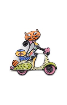 Kedi Broş - Çok Renkli Kedi Broş - Çok Renkli