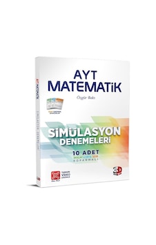 3D Yayınları Ayt Matematik Simülasyon Denemeleri 3D Yayınları Ayt Matematik Simülasyon Denemeleri